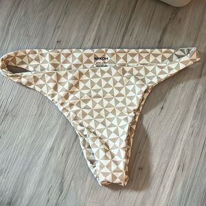 Mikoh checkered bathing suit bottoms